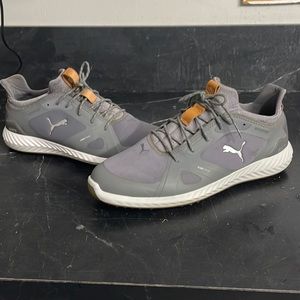 Puma Ignite grey mens golf sz 9.5 waterproof